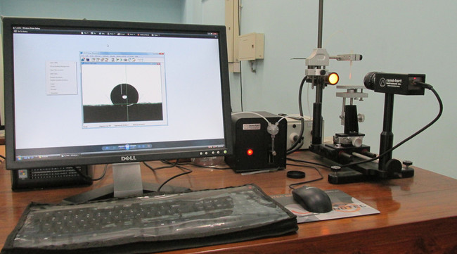 Contact Angle Measurement Facility